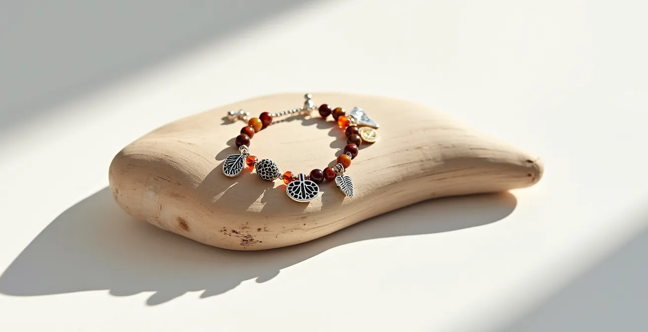 Harmonisch arrangiertes Charm-Armband mit regionalen deutschen Symbolen