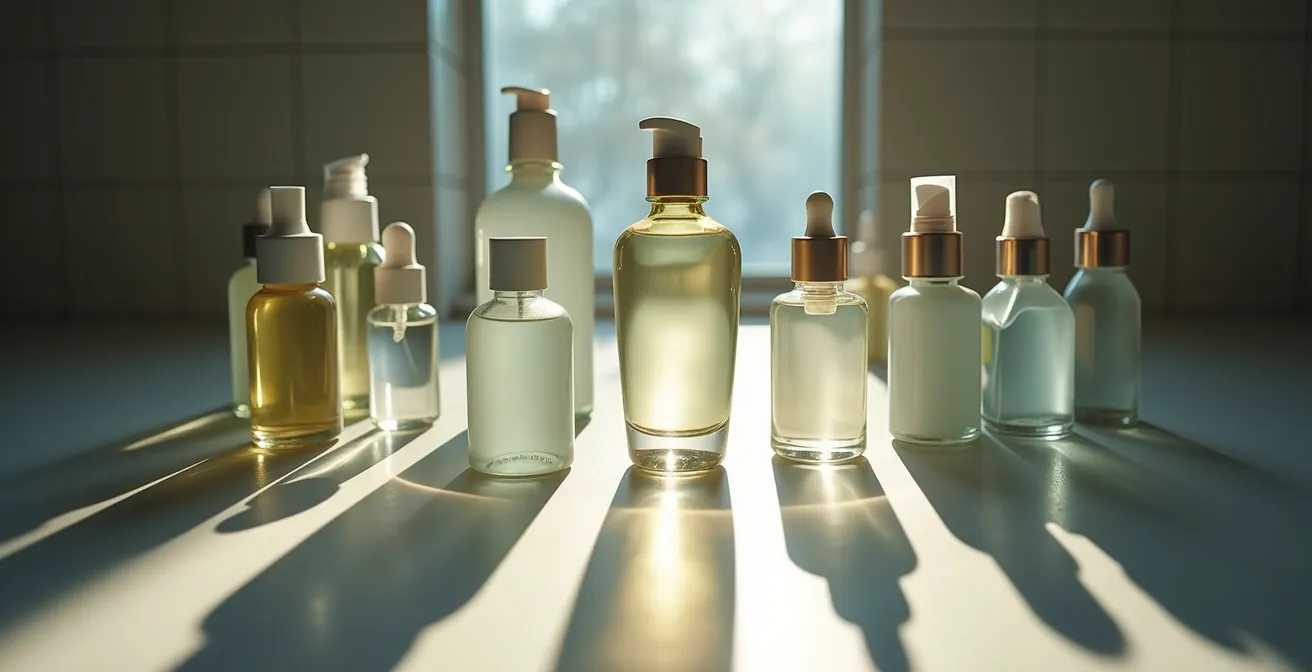 Symbolische Darstellung von Hautirritationen durch übermäßige Pflege