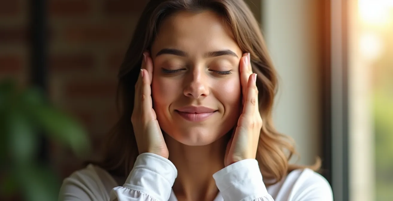 Visualisierung der Auswirkungen von Stress auf die Hautgesundheit im deutschen Arbeitsalltag