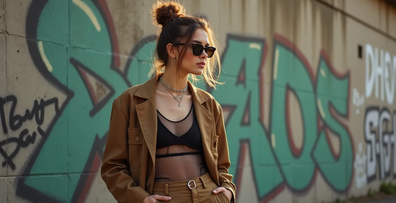 Moderne Interpretation des Y2K-Stils mit Berliner Streetwear-Einflüssen